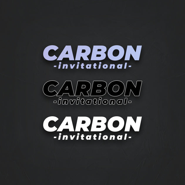 Small Carbon Invitational Decal