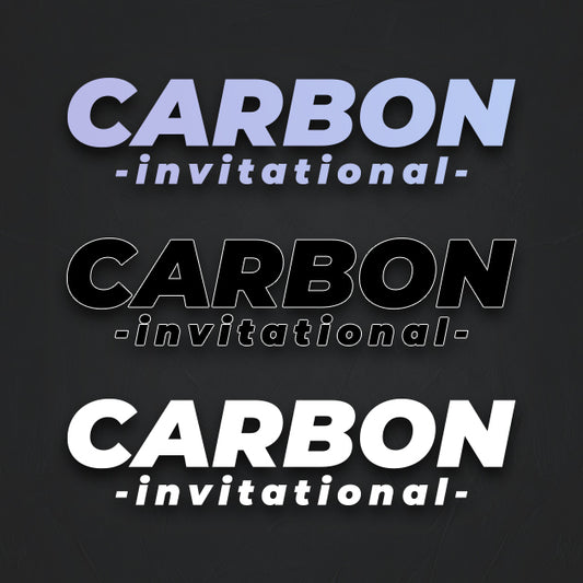 Large Carbon Invitational Decal